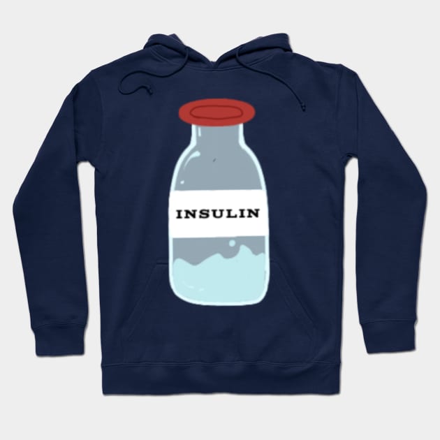 Insulin Vial Hoodie by CatGirl101